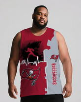 Sports Men's Big & Tall Sleeveless Shorts Two-piece